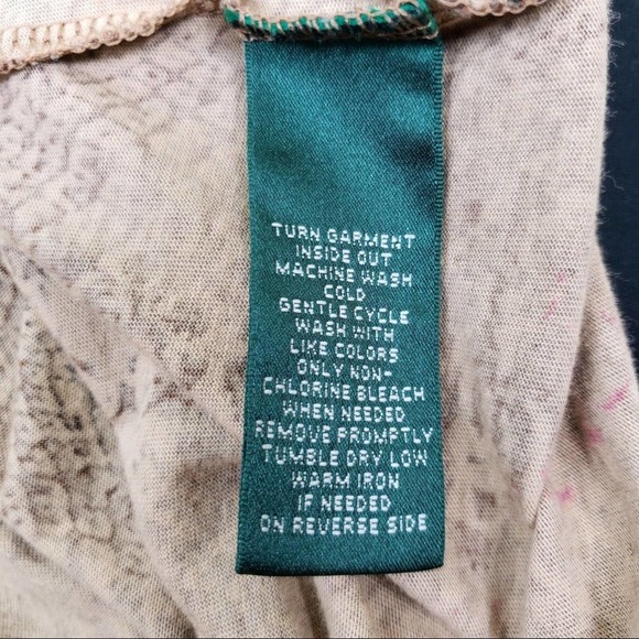 Lauren Ralph Lauren Ruffle Animal Print Top - Picture 10 of 10